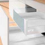 Internal pot-and-pan drawer