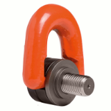 DSP+C - Double swivel lifting point with centring, High tensile, Class > 8