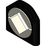 ESQM - Split pillow block bearings for square profiles