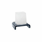 A5710Z - Tabletop tumbler holder with satined glass tumbler