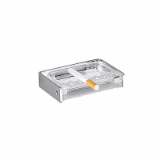 A05300 - Wall-mounted ashtray, with extra clear transparent glass dish