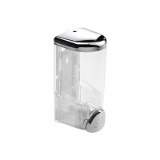 AV112B - Wall-mounted soap dispenser in ABS, with transparen container