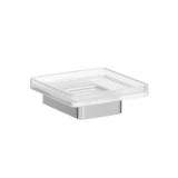 A88110 - Wall-mounted soap holder with satined gloss dish