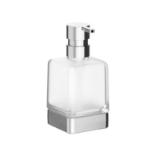 A1812Z - Tabletop soap dispenser with satined glass container and  pump in finishing