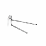 A2415B - Double swing arm towel holder