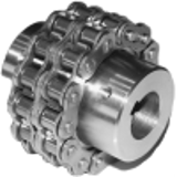 Kettenkupplungen - mit Kettenräder und Rollenkette aus Stahl nach DIN 8187 - ISO/R 606