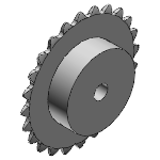 Kettenrad - 1/2 x 1/8" aus Stahl, für Rollenkette nach DIN 8187 - ISO/R 606