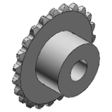 Kettenrad - 5 x 2,5 mm aus Stahl, für Rollenkette nach DIN 8187 - ISO/R 606