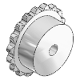 Kettenrad - 1/2 x 5/16" aus rostfreiem Stahl, für Rollenkette nach DIN 8187 - ISO/R 606