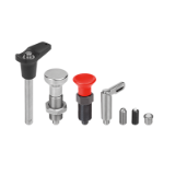 Spring plungers, locking bolts, ball locking bolts
