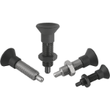 K0633 - Indexing Plungers without collar with extended locking pin