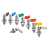 K1673 - Cam-action indexing plungers stainless steel