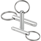 K0365 - Locking pins with key ring