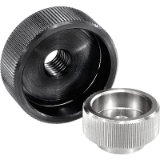 K0137 - Knurled nuts steel and stainless steel, DIN 6303