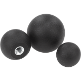 K0158 - Ball knobs in thermoplastic to DIN 319 extended