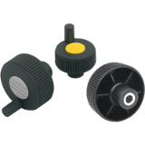 K0262 - Knurled knobs with grip