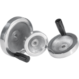 K0161 - Disc Handwheels aluminum planed