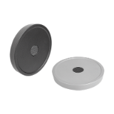K1520 - Disc handwheels, aluminium without grip