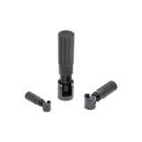 K1470 - Safety cylindrical grips, plastic auto-return