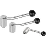 K0109 - Adjustable Tension Levers in stainless steel internal thread