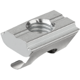 K1027 - Slot nuts twist-in with spring Type B