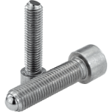 K0381 - Ball-end thrust screws with head stainless steel