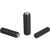 K0382 - Ball pressure screws without head with fine thread