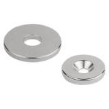 K1405 - Magnets raw with hole NdFeB, disc form