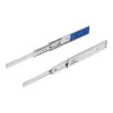 K2088 - Steel telescopic slides for side mounting, full extension, load capacity up to 68 kg