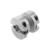 K1887 - Metal bellows couplings, short type with removeable clamp hubs