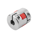 K1890 - Elastomer dog couplings with clamp hubs, stainless steel