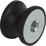 K0570 - Rubber buffers type CT tapered