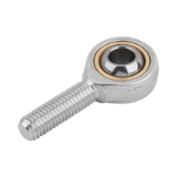 K2083 - Rod ends with plain bearing, external thread, narrow head, DIN ISO 12240-1 maintenance-free
