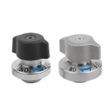 K1561 - Quarter-turn latches, stainless steel rotary knob plastic or stainless steel
