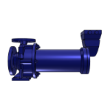 Etaseco Horizontal - Znormalizowana pompa wodna z silnikiem z rurą szczelinową