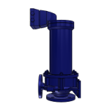 Etaseco Vertical - Znormalizowana pompa wodna z silnikiem z rurą szczelinową