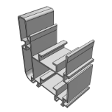 LE-100*118F - Aluminium Speed Chain Profile