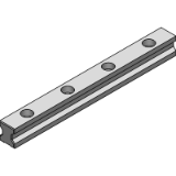 500 105 - 5.0 lifgo guide rail Screwed from above