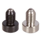 MAE-FDS-KU-K-ASV-ASNV-VS - Spring Plungers with Ball and Head, Internal Hexagon, Strong Spring Tension