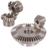Bevel Gears Made of Stainless Steel, Ratio 1:1 to 4:1