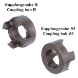 MAE-EL-KPL-RNT-NABEN-IS/AS - Coupling hub, Elastic Couplings RNT for Taper Bushes, Taper-hubs made of Material grey cast iron GG25