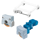 Travel-Wheel Systems and Geared Motors