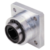 MAE-KG-3-FST - Linear Bearings Units KG-3-FST ISO Series 3, Flange Version, with Steel Linear Bearing of Closed Design