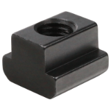 DIN508-MU-10-SW - 用于T型槽的DIN 508型螺母，可热处理的黑色钢材