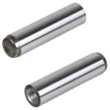 DIN 7979-ZYL-STIFT-IG - Parallel Pins with Internal Thread according to DIN 7979 (DIN EN ISO 8735), Steel