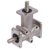 MAE-KRG-DZR-A-GR1-4 - Bevel Gearboxes DZR, Version A, Ratio 1:1 to 2:1, Stainless Steel