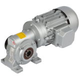MAE-GETR-MOTOR-RH-250W - 蜗轮蜗杆减速电机RH，带单蜗轮和空心轴，电机数据为250瓦/1400 1/min，齿轮比为7:1至80:1。