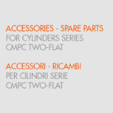 Accessories for compact cylinders series CMPC TWO-FLAT