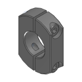 SL-SSCPKNK,SH-SSCPKNK,SHD-SSCPKNK - Precision Cleaning Shaft Collars - Two Flat - Cut Surface Mount Hole Separate Type