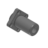 LHISD, LHISDM - Flanged Linear Bushings- Square Flanged - Medium Type with Pilot